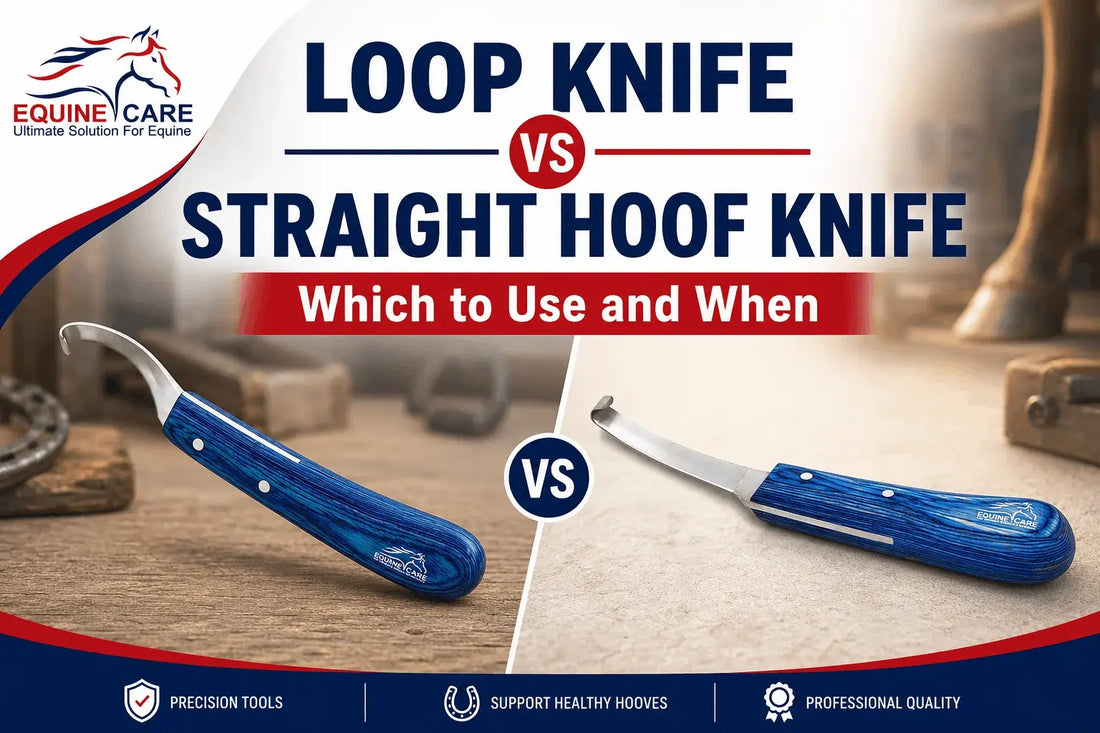 Loop Knife vs Straight Hoof Knife - Which to Use and When