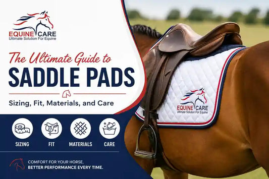 Ultimate Guide to Saddle Pads - Learn about its Sizing, Fit, Materials, and Care