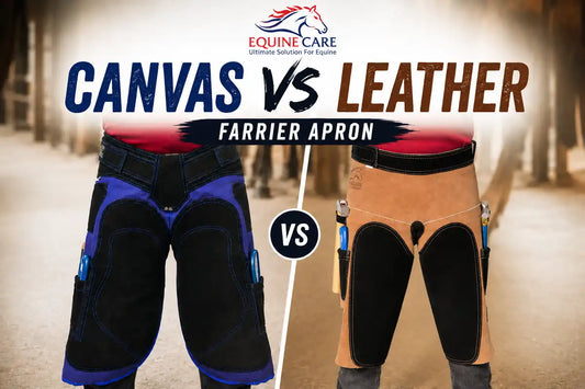 Leather vs Canvas Farrier Apron