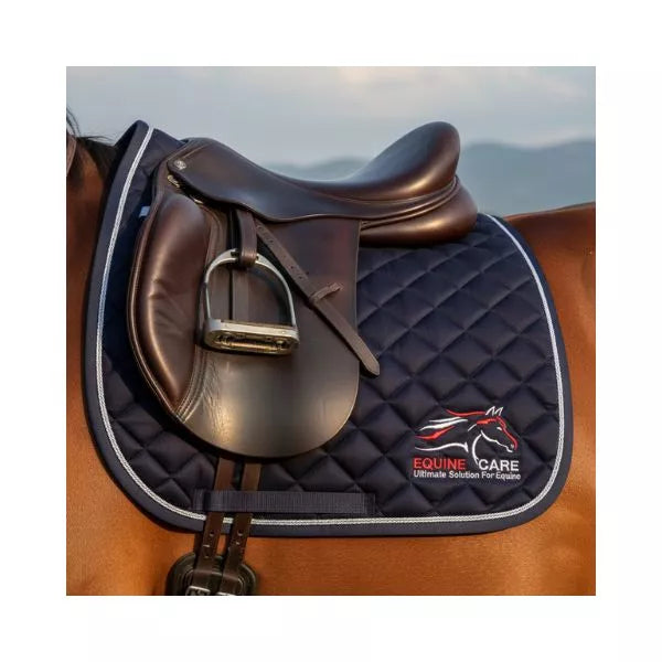 Equine Care Full Size English Saddle Pad – Honeycomb, Non-Slip, Large Horse Fit