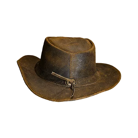 1125 Koala Distressed Leather Crushable Cowboy Hat For Men And Women (x-large, Cowboy Hat, Western Hat, Cowboy Leather Hat, Fisher Hat  main image 3