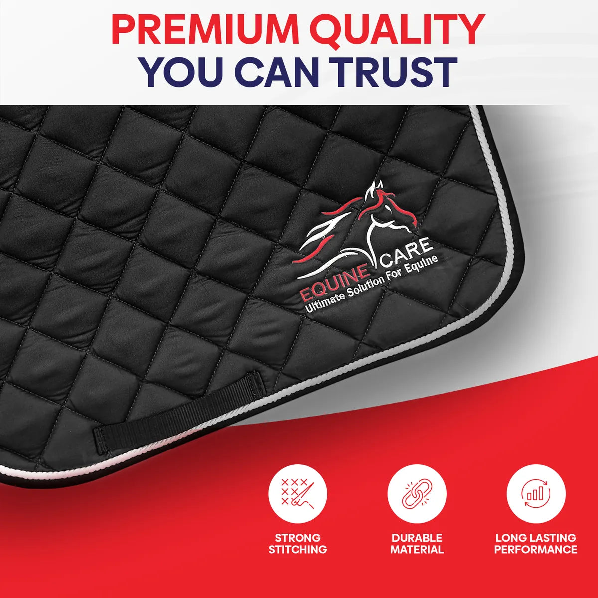 All Purpose Quilted English Saddle Pads for Horses