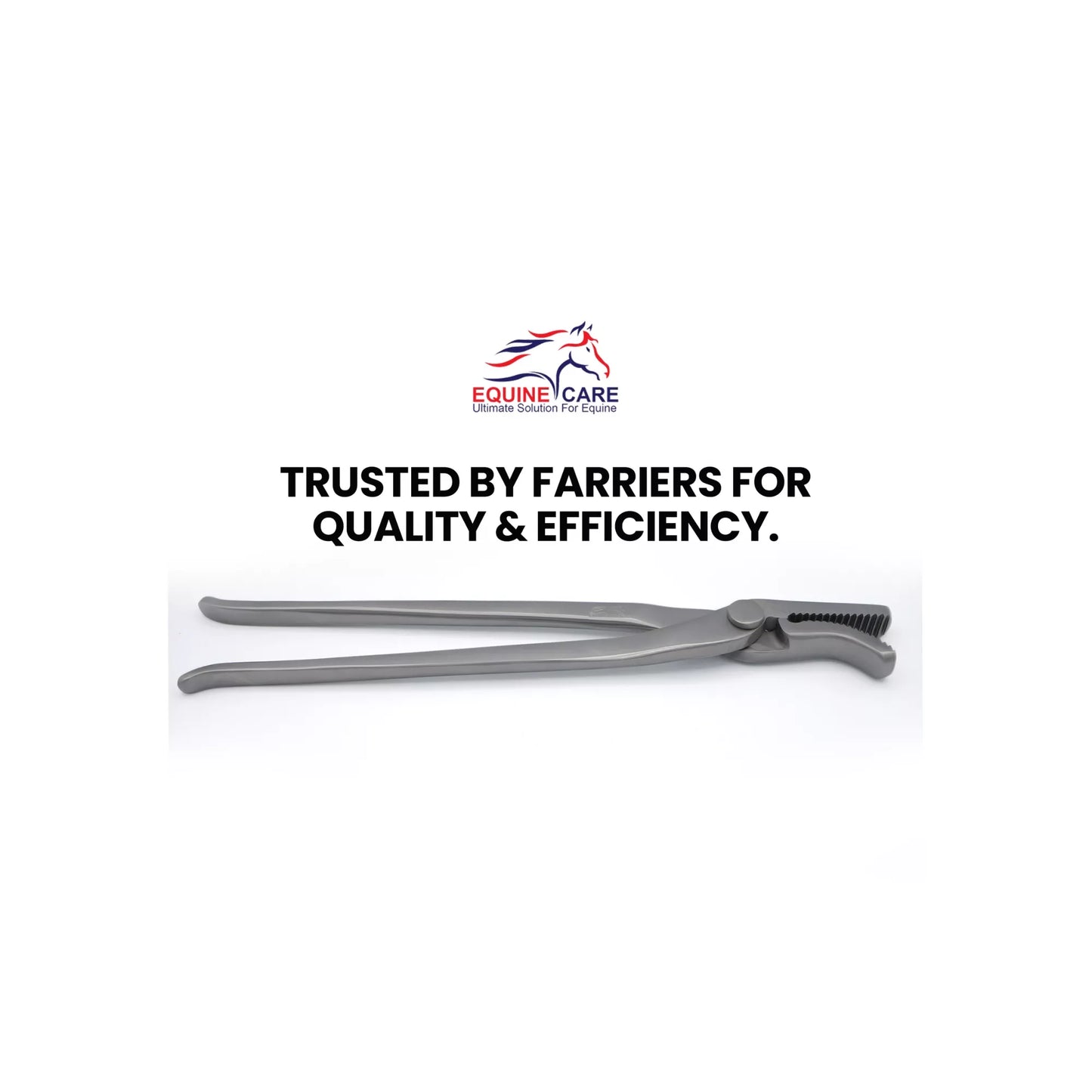 full length equinecares alligator hoof nail clincher trusted by professional farriers