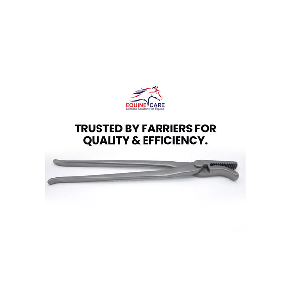 full length equinecares alligator hoof nail clincher trusted by professional farriers