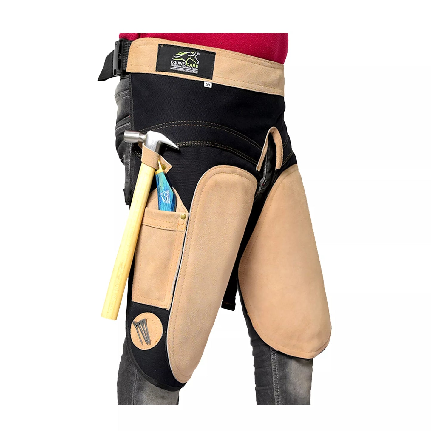 Farrier Apron 23 Inch with Hammer Loop and Nail Magnets