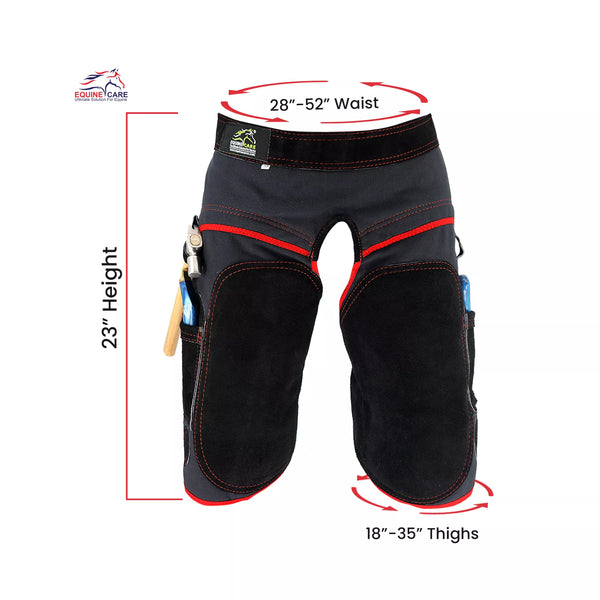 23-Inch Women’s Stylista Farrier Apron – Split-Leg Protection for Hoof Trimming & Shoeing
