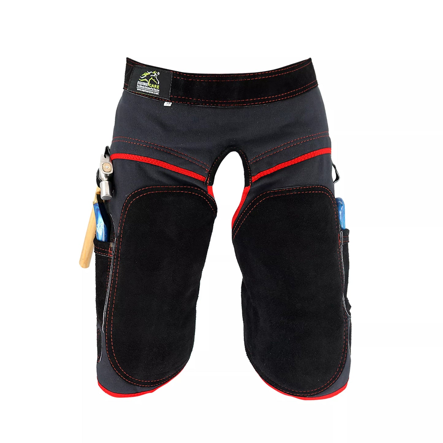 23-Inch Black Women’s Stylista Farrier Apron – Split-Leg Protection for Hoof Trimming & Shoeing Black